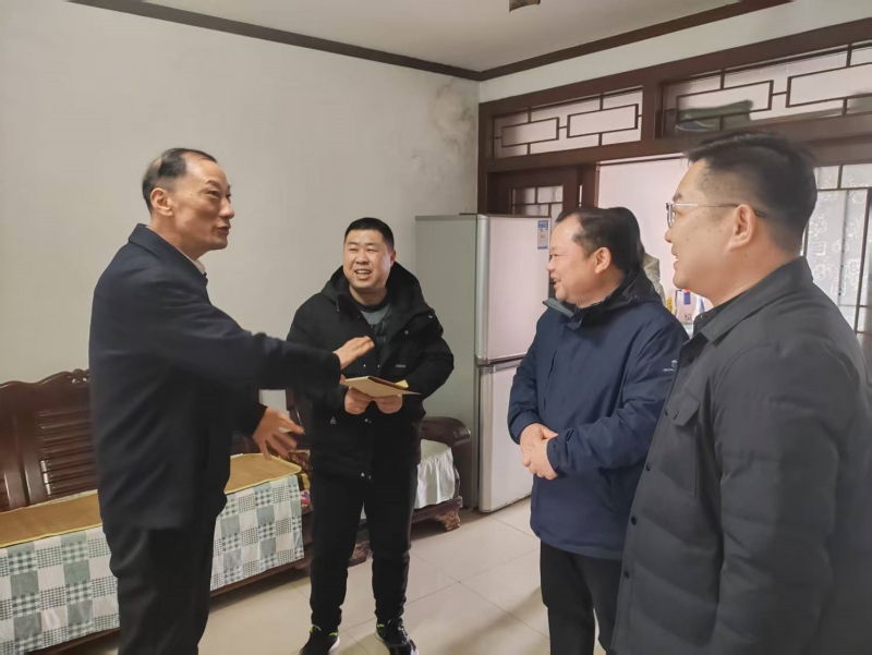 朱学文赴312地质队开展新春慰问与工作调研